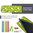 thumbnail image 5 of Cauagu Fruit Print Leather Pencil Pen Case - Stationery Bag Portable Stationery Bag Big Capacity Pencil Pouch Cosmetic Organizer Bag for Men & Women, 5 of 7