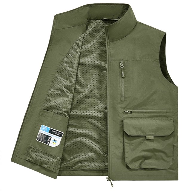 RXMEKW Hauts pour Hommes Décontractés et Stylés, Veste d'Extérieur Sans Manches avec Poches