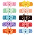 thumbnail image 1 of Coofit 10 Pcs Accessoires de Bandeau Pinces Crocodile Nœuds pour Cheveux de Bébé Filles, 1 of 7
