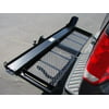 TMS 1000 Lb Heavy Duty Motorcycle Scooter Dirt Bike Hauler Rack Carrier with Cargo Basket and Loading Ramp