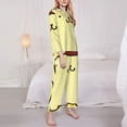 thumbnail image 4 of Lsque Sanrio Pattern Long Sleeve Pajama Set for Women - Soft 2-Piece Sleepwear and Loungewear Set with Pockets, Comfy Nightwear, 4 of 8