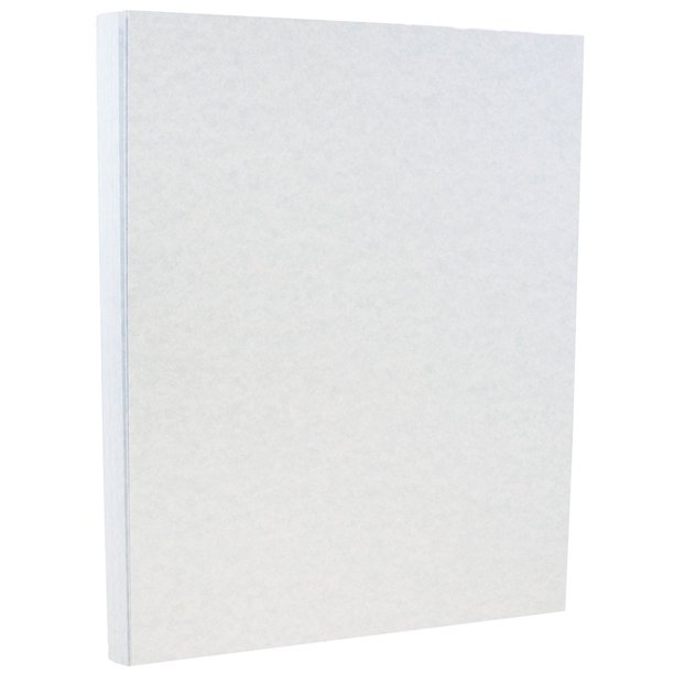 JAM Parchment Cardstock, 8.5x11, 50/Pack, 65lb Blue Recycled Walmart