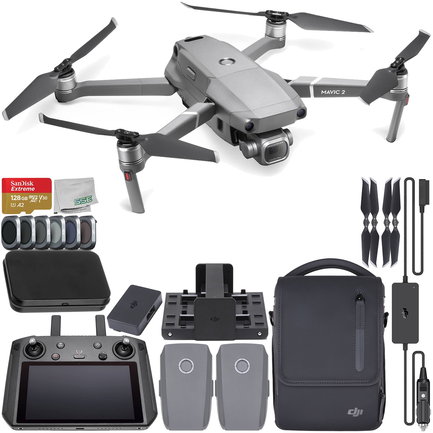 DJI Mavic Zoom Drone Quadcopter With Fly More Kit Combo Bundle ...