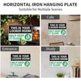 thumbnail image 3 of This Is Your Locker Room Sign 8"x12" Inch Rust Free Aluminum Easy To Read & Sturdy Keep Out Outdoor Metal Signs For Home Farm Yard, 3 of 8
