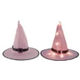 thumbnail image 1 of Sombrero resplandeciente de Halloween Niños Fiesta de adultos Fiesta de baile Vestir Sombrero de bruja Wmkox8yii fhajkh1395, 1 of 3