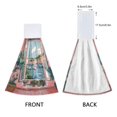 thumbnail image 3 of Yayeee Kitchen Hanging Hand Towels Set of 2 with Loop Bathroom Absorbent Tie Towel, Pink Boat, 3 of 7
