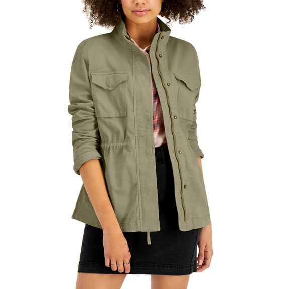Style & Co Womens Twill Jacket Costa Rica Sand XS