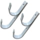 thumbnail image 3 of Estrela Juego de 2 ganchos para varillas de piscina de aluminio blanco con tornillos, ideales para piscinas, varillas telescópicas, skimmers, cepillos y pajitas, etc., 3 of 5
