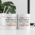 thumbnail image 4 of 60th Birthday Gifts for Women - Happy 60th Birthday Not A Day Over Fabulous Coffee Mug - 60 Year Old Present Ideas for Wife, Mom, Grandma, Sisters, Her, Friends, Colleague - 11 oz, 4 of 7
