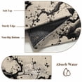 thumbnail image 6 of Chinese Area Rugs 6'x9', Washable Small Throw Rugs for Kitchen Dining room, Black White Tree Flowers Traditional Ink Painting Indoor Outdoor Rug Non-Slip Low Pile Carpet Runner Reversible Floor Mats, 6 of 8