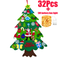 thumbnail image 3 of Árbol de Navidad de fieltro DIY 2024 Decoración navideña para el hogar Navidad 2025 Adornos navideños de Año Nuevo Papá Noel Regalos de Navidad para niños, 3 of 5