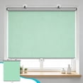 thumbnail image 6 of RBCKVXZ No Tools No Drill Cordless Roller Shades, Blackout Roller Blinds for Windows, Thermal Insulated UV Protection Waterproof Roll Up Window Blinds and Shades, 16" W x 49" H, Green, 6 of 6
