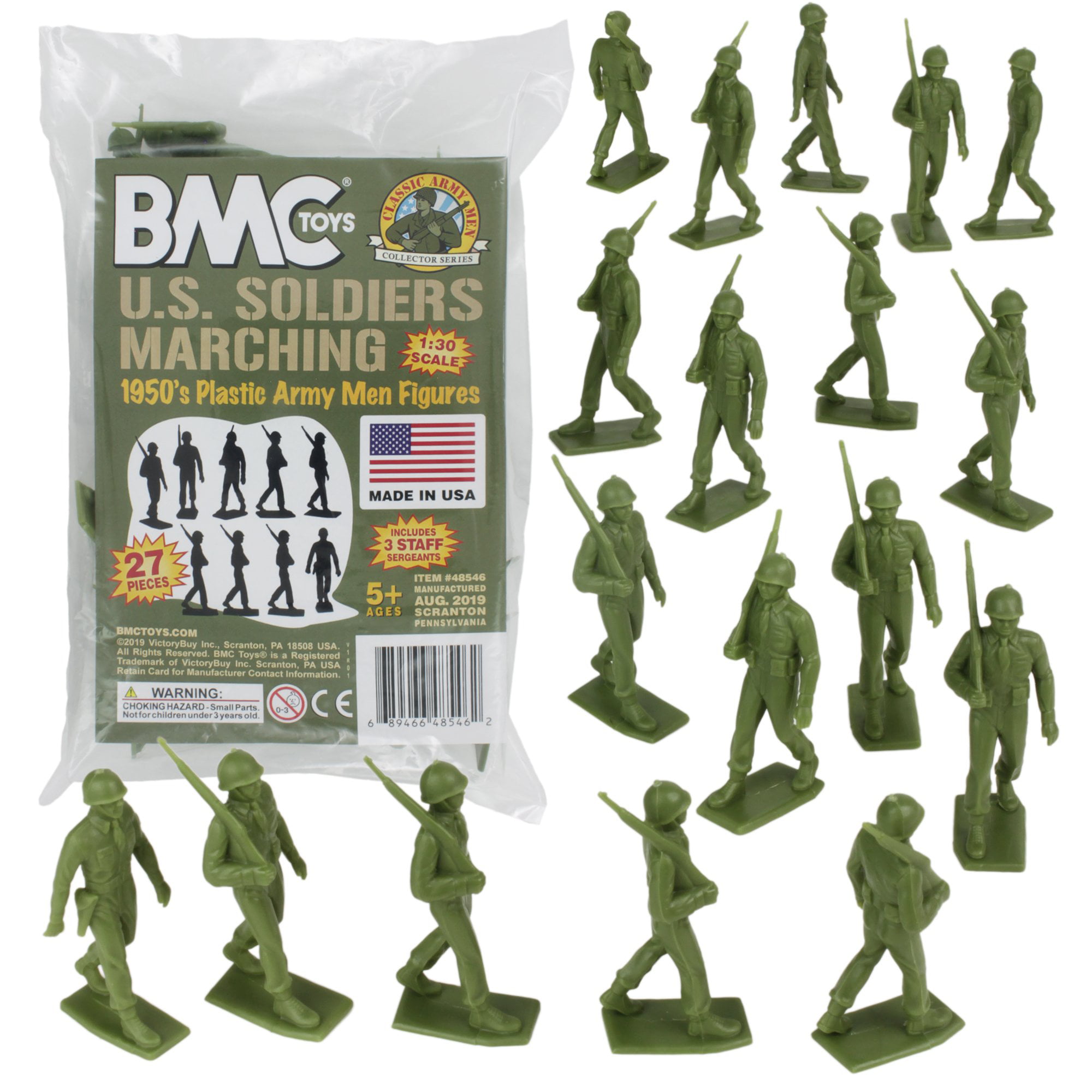 30 Imperial Soldiers of Japan 1:32 Figures BMC WW2 Japanese Plastic Army Men 
