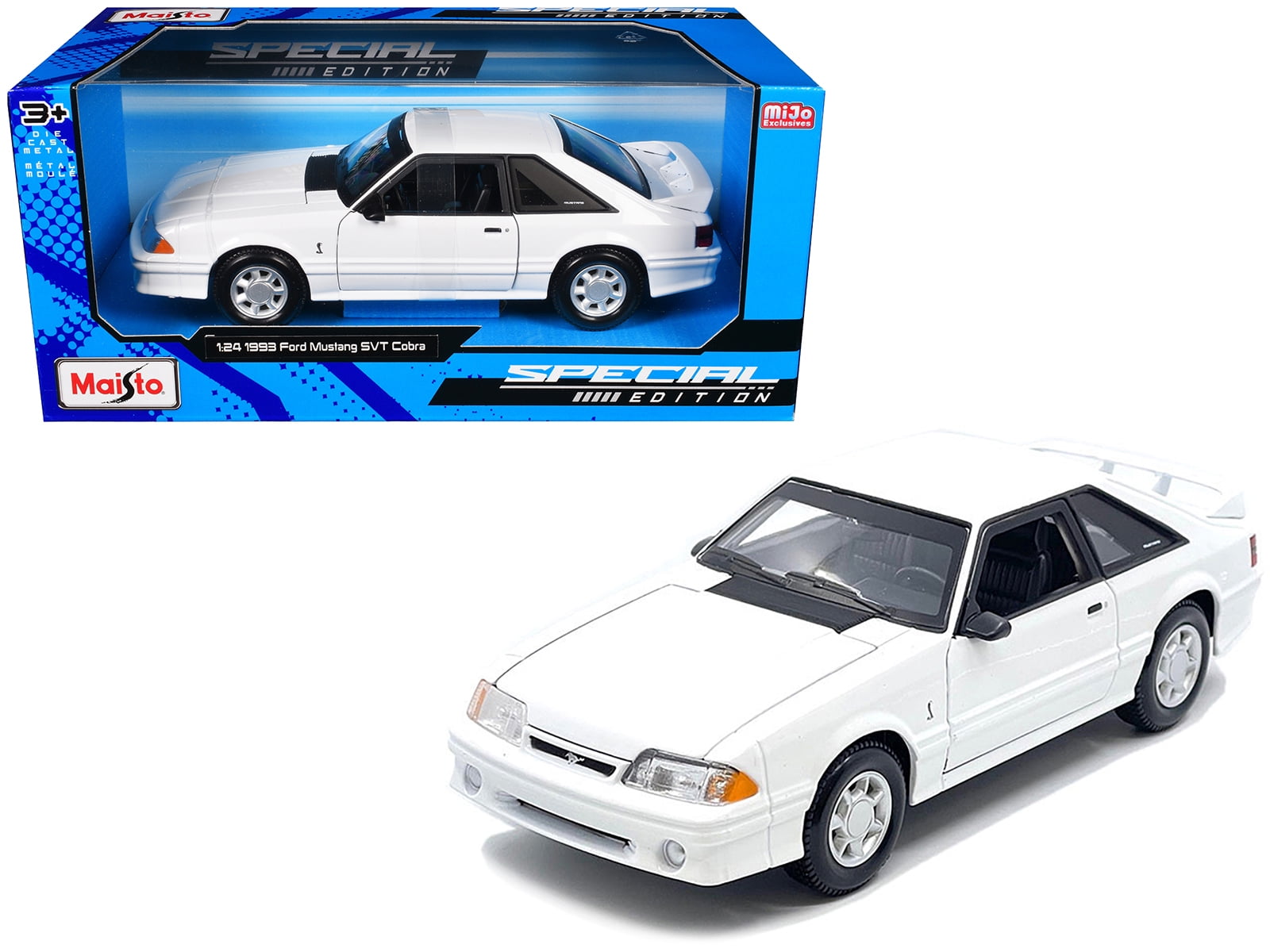 自動車 FORD MUSTANG COBRA JET 1/18 AutoWorld 1968 Mustang Cobra Jet 1:18 BLUE Auto World 7295 ** | eBay