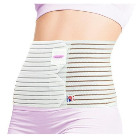 

Ita-Med I AB-208 W 2XL W 8 in. Womens Breathable Abdominal Light Support Binder White - 2XL