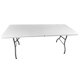 thumbnail image 1 of Mesa plegable de 1,8 m, versátil, estable, portátil, para interior y exterior, de plástico, para banquetes, picnics, fiestas, camping, 1 of 15