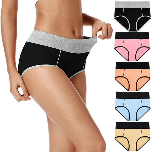 2 Pcs) Quality Cotton Soft Comfortable Panties Underwear (95% Cotton) –