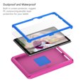 thumbnail image 2 of Dteck Kids Case for Kindle Fire HD 10 / HD 10 Plus 11th Gen 2021 with Screen Protector, Light Weight Child Proof Full Body Protective Cover with Rotating Stand Handle Grip Shoulder Strap for Kids,Rose, 2 of 6