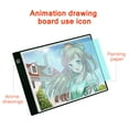thumbnail image 3 of LED Ultra-Thin Drawing Board Acrylic LED Copy Board 8900K Sketching Animation Stencilling A4 Tracing Light Box Three-Speed Dimming LED Drawing Tracer with USB Data Cable, 3 of 9