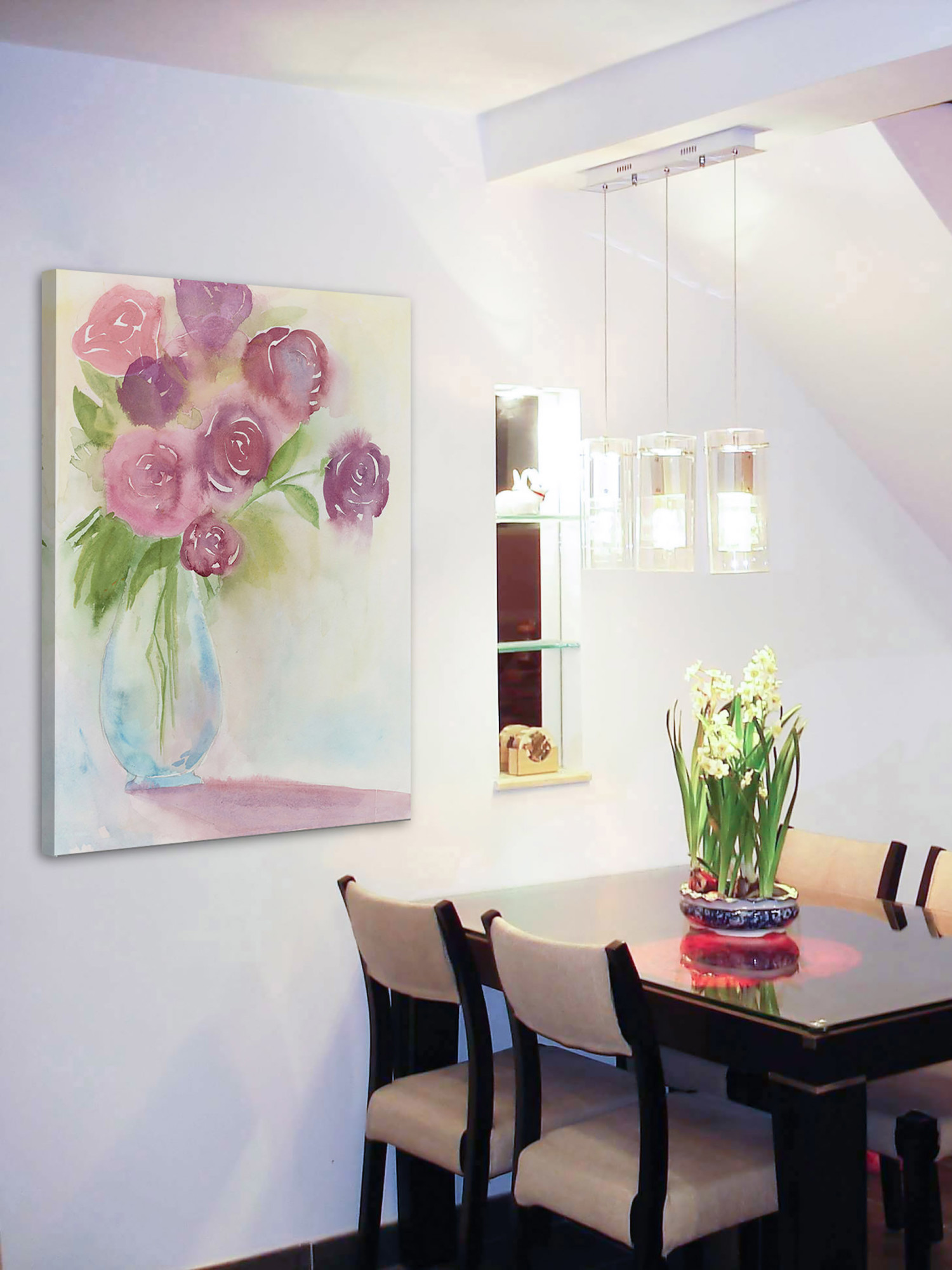 Marmont Hill "Mauve Bouquet" Painting Print on Wrapped Canvas