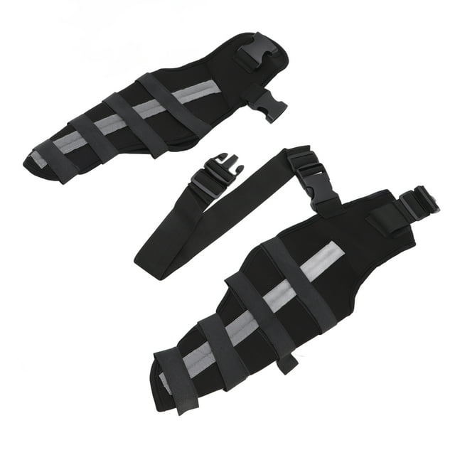 Reflective Dog Hind Leg Brace, Pain Relief Support For Knee Dislocation, Stable For Arthritis - Soft Neoprene, Easy To Wear And Clean