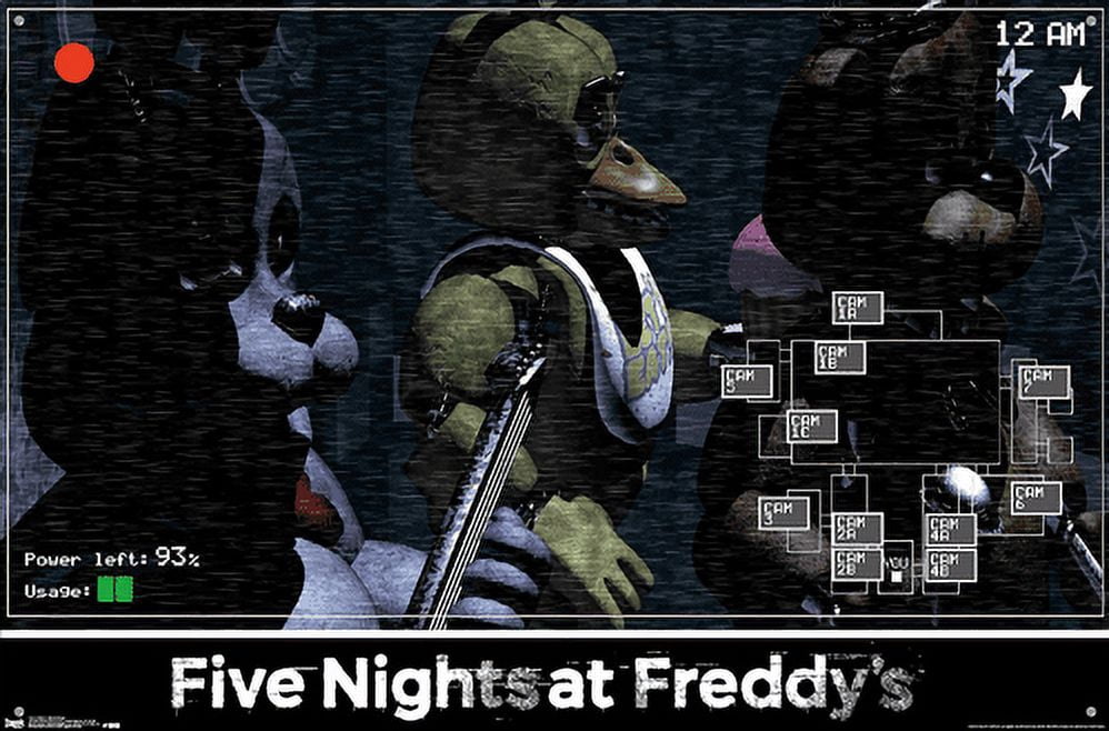 Five Nights at Freddy's - Show Stage Wall Poster with Push Pins, 22.375" x 34"