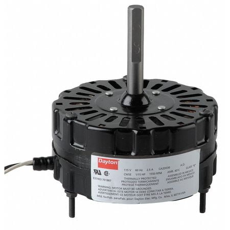 1.7 Hp Motor - DAYTON 10J152 HVAC Motor,1/7 HP,1050 rpm,120V