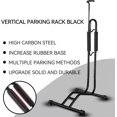 thumbnail image 4 of Porte-vélos Vertical, Adapté à l'Appartement, Hauteur Réglable et Horizontale, Rangement pour Vélo, Porte-Bagages de Sol, Rangement Intérieur pour Vélo de Route, Tailles de Roues jusqu'à 29 Pouces, 4 of 8