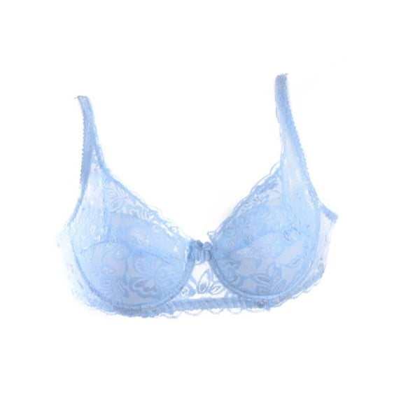 Women Plus Size Push Up Comfort Cotton Bra Wirefree Support Lace Bra