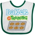 thumbnail image 3 of Inktastic Baker in Training Baking Boys or Girls Baby Bib, 3 of 4