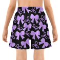 thumbnail image 5 of joogoo Purple Bows Boys Swim Trunks Beach Swimsuit Shorts Boxer 5-6T, 5 of 8