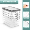 thumbnail image 3 of Sorbus 8 Large Plastic Storage Bins with Lids - Kitchen, Pantry, Cabinet, and Fridge Organization, 3 of 3