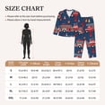 thumbnail image 6 of Disketp Pajamas Set Long Sleeve Sleepwear Womens Button Down Nightwear Pj Sets-Fire Truck 1, 6 of 9
