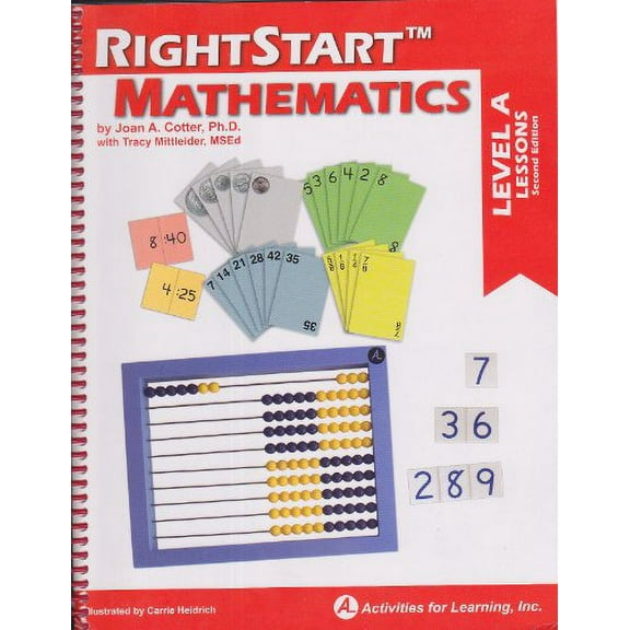 Pre-Owned RightStartTM Mathematics Level A Lessons Second Edition 2013 Paperback