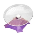 thumbnail image 2 of Rueda de hámster, jaula silenciosa, accesorios, erizos, animales pequeños, rueda de ejercicio Violeta, 2 of 8