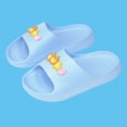 thumbnail image 2 of ZACPNCV Cloud Slides for Kids Pillow Slippers Super Soft Comfy Beach Pool Slippers Waterproof Non-Slip Shower Indoor Outdoor Shoes, 2 of 7