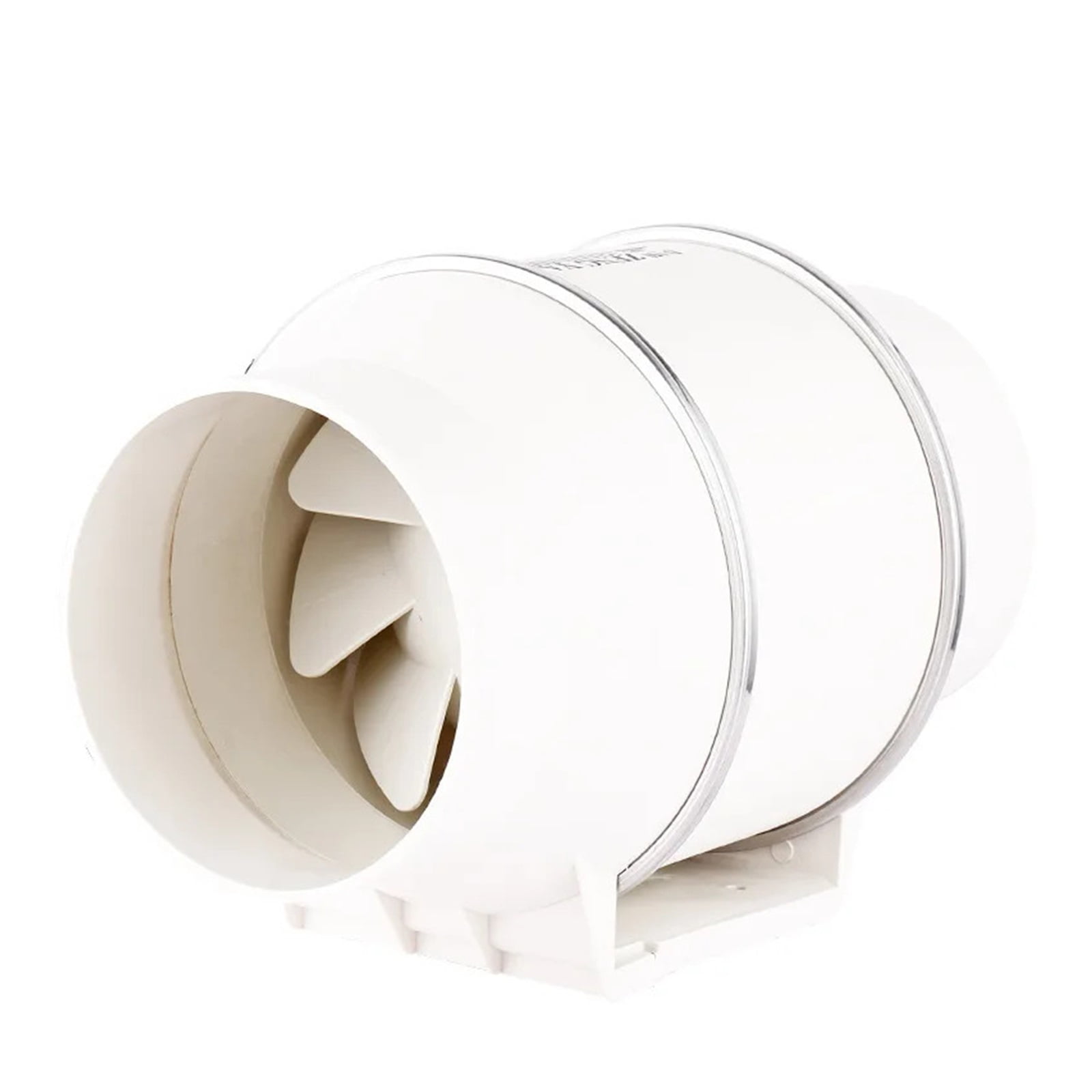 6'' Powerful Industrial Exhaust Fan Silent Channel Pipe Duct Bathroom Extractor Ventilation Kitchen Toilet Air Ventilator