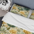 thumbnail image 4 of Designart "Gentle Oasis II" Green Floral Bedding Covert Set - Cottage Bed Set With 2 Shams, 4 of 5