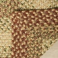 thumbnail image 4 of Safavieh Braided 2'6" X 5' Hand Woven Polypropylene Rug in Rust, 4 of 4