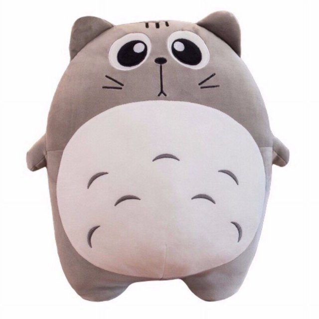 JM Juguete de peluche Totoro de 40cm, muñeco de Totoro de peluche suave de Anime kawaii, regalos para niños JM
