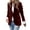 A-Red, variant on Women's Velvet Blazer Casual Notched Lapel Button Front Jacket Business Long Sleeve V Neck Work Jackets Fall Fashion Streetwear Coat B-Olive Green