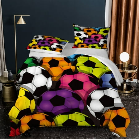 

Digital Printing Thickened Feather Silk Cotton World Cup Football Decorative Quilt