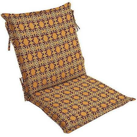 Ditty Wheat Print Red Chair Cushion