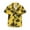 Yellow, variant on Kiijoy Baby Boys Shirts Short Sleeve Hawaii Beach Holiday Floral Shirt Tops Casual Button Down Shirts