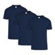 thumbnail image 1 of Playera para Caballero Color Marino Talla Chica 100% Algodón - 3 Piezas, 1 of 3