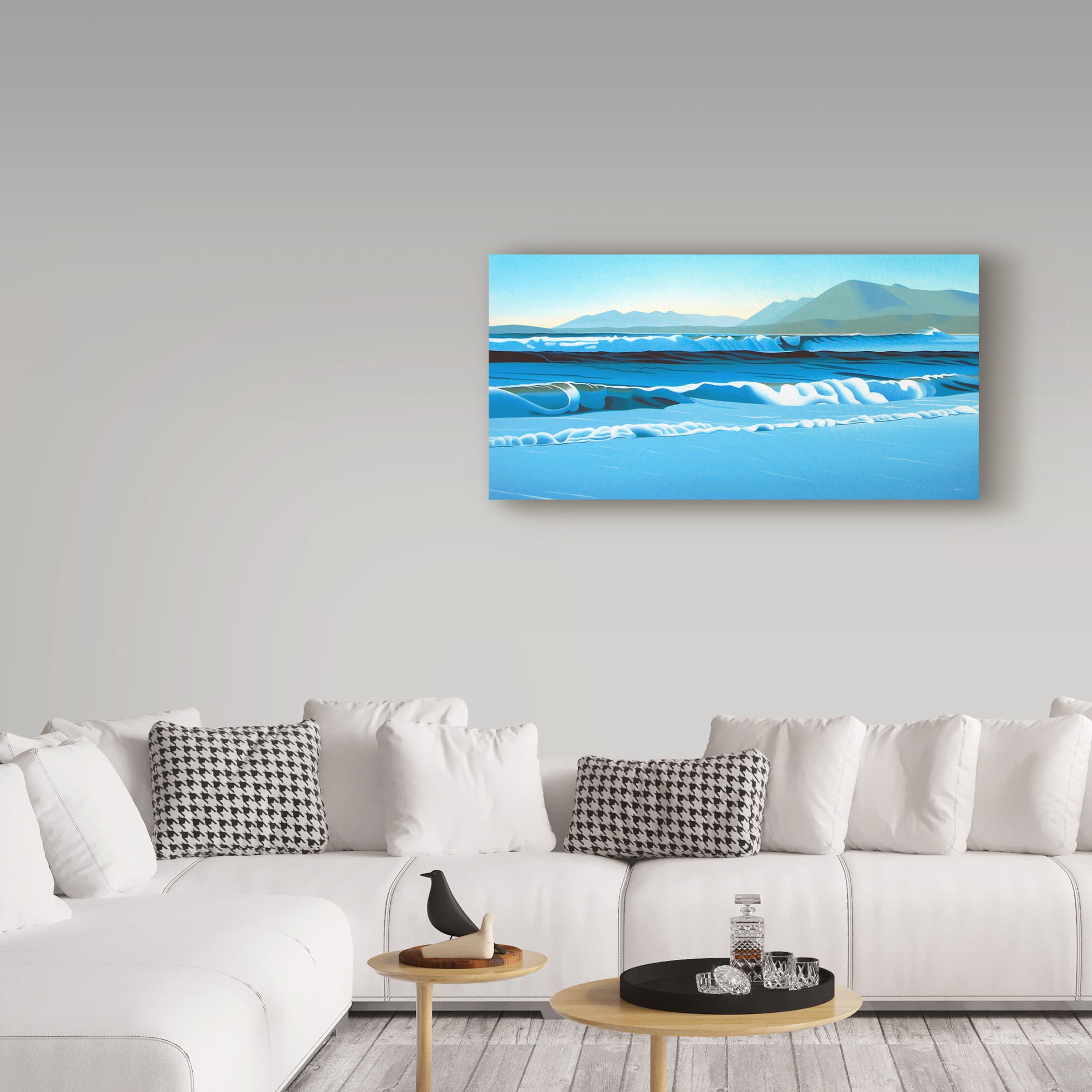 Trademark Fine Art 'Pacific Surf' Canvas Art by Ron Parker