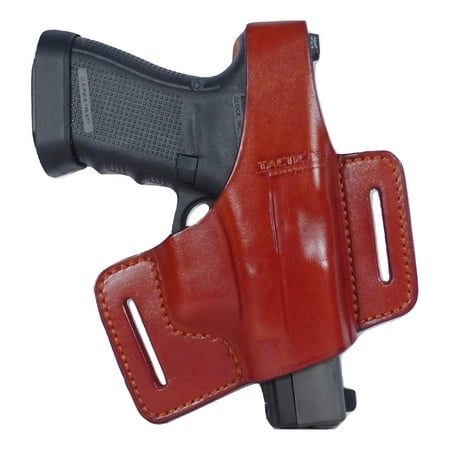Universal 2 slot Brown Leather Thumb Break Holster 1911 Tactical Scorpion