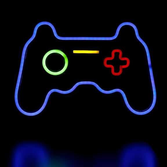 Northlight LED Video Game Controller Neon Lighted Wall Art - 11"