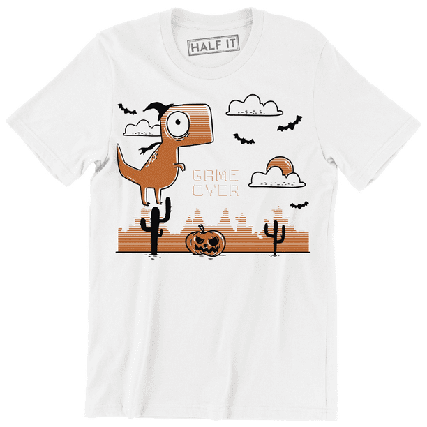 dinosaurs jumping over cactuses