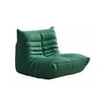 thumbnail image 6 of Modern Sectional Sofa Togo Sofa Lazy Sofa Foam Couch Floor Sofa for Bedroom,Living Room,Apartment and Small Space,Single Seat Sofa,Green, 6 of 7